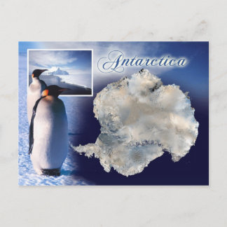 Uitzicht van Antarctica Briefkaart