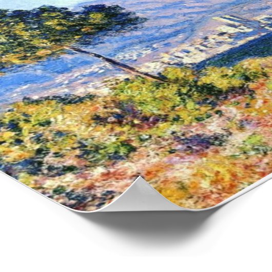 Uitzicht van antiben van het Plateau Notre-Dame Poster (Hoek)