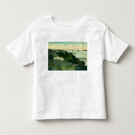 Uitzicht van Antioch en de San Joaquin Kinder Shirts (Voorkant)