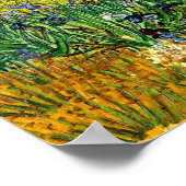 Uitzicht van Arles met Irises op de voorgrond Poster (Hoek)