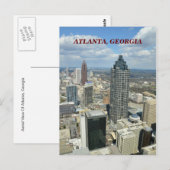 Uitzicht van Atlanta, Georgië Briefkaart (Voorkant / Achterkant)