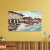 Uitzicht van Auditorium, Casino en Bath House Canvas Afdruk (Insitu (Woonkamer))