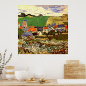 Uitzicht van Auvers Vincent van Gogh Poster (Keuken)