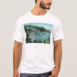 Uitzicht van Avalon en Bay T-shirt