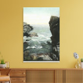 Uitzicht van Bakers Island, Whales Gulch Canvas Afdruk (Insitu (Woonkamer))
