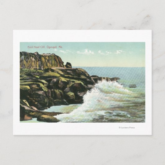 Uitzicht van Bald Head Cliff Briefkaart (Voorkant)