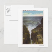 Uitzicht van Bald Head Cliffs, de Gorge Briefkaart (Voorkant / Achterkant)