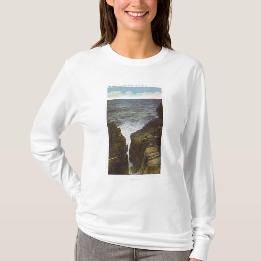 Uitzicht van Bald Head Cliffs, de Gorge T-shirt (Voorkant)
