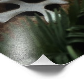 Uitzicht van Barcelona van de Parc Guell van Gaudi Foto Afdruk (Hoek)