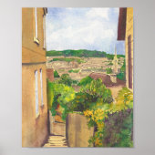 Uitzicht van Bath II Waterverf Print (Voorkant)