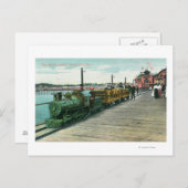 Uitzicht van Bay Shore UnlimitedSanta Cruz, CA Briefkaart (Voorkant / Achterkant)