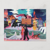 Uitzicht van Bazel en Rijn Briefkaart (Voorkant)