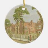 Uitzicht van Bedford Park, 1882 (kleurenlitho) Keramisch Ornament (Voorkant)