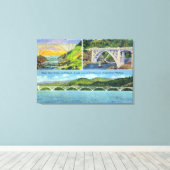 Uitzicht van Ben Jones Canvas Afdruk (Insitu (Houten vloer))