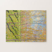 Uitzicht van Bennecourt Monet Fine Art Legpuzzel (Horizontaal)