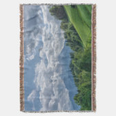 Uitzicht van bergen in alpen deken (Voorkant Verticaal)