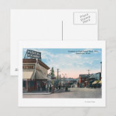 Uitzicht van binnenkomst op de werf van de Amerika Briefkaart (Voorkant / Achterkant)