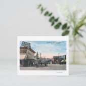 Uitzicht van binnenkomst op de werf van de Amerika Briefkaart (Staand voorkant)