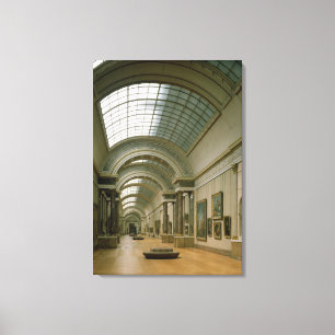 Uitzicht van binnenland van de Grande Galerie Canvas Afdruk