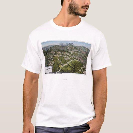 Uitzicht van Bird's Eye in Mountain T-shirt (Voorkant)