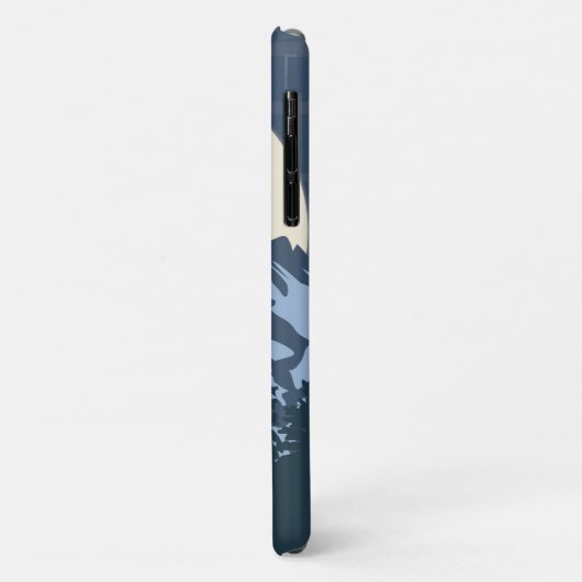 Uitzicht van Blue Mountain Case-Mate iPhone Case (Achterkant/links)