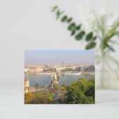 Uitzicht van Boedapest, Hongarije Briefkaart (Staand voorkant)