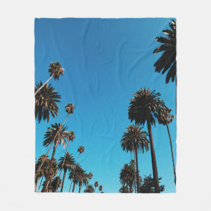 Uitzicht van bomen fleece deken