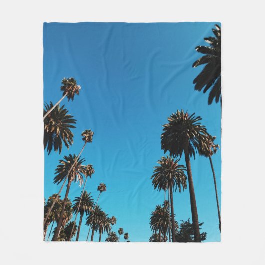 Uitzicht van bomen fleece deken (Voorkant)