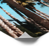 Uitzicht van bomen poster (Hoek)