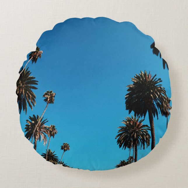 Uitzicht van bomen rond kussen (Voorkant)