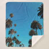 Uitzicht van bomen sherpa deken (Voorkant)