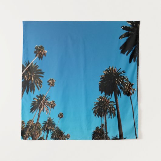 Uitzicht van bomen wandkleed (Voorkant)