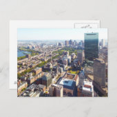 Uitzicht van Boston Briefkaart (Voorkant / Achterkant)