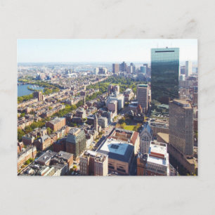Uitzicht van Boston Briefkaart