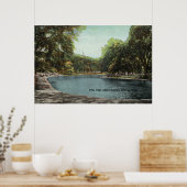 Uitzicht van Boston Common Frog Pond # 2 Poster (Keuken)