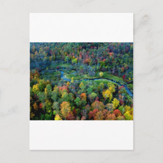 uitzicht van bovenaf briefkaart