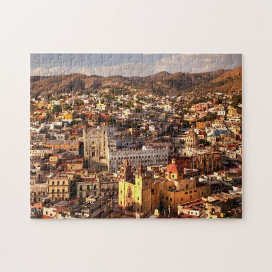 Uitzicht van bovenaf legpuzzel (Horizontaal)