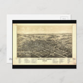 Uitzicht van Bowling Green Ohio (1888) Briefkaart (Voorkant / Achterkant)