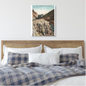 Uitzicht van Box Canon Train Canvas Afdruk (Insitu (Slaapkamer))