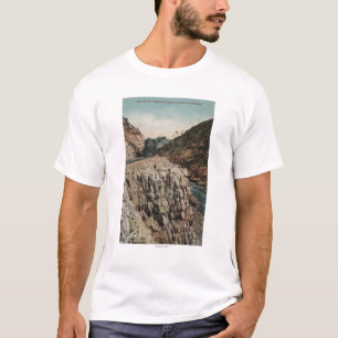 Uitzicht van Box Canon Train T-shirt