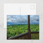 Uitzicht van Branson en de Ozarks van Point Lookou Briefkaart (Voorkant / Achterkant)