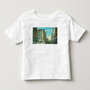 Uitzicht van Broadway en zevende hoek Kinder Shirts