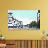 Uitzicht van BroadwayChico, CA Canvas Afdruk (Insitu (Woonkamer))
