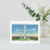 Uitzicht van Bunker Hill Monument Briefkaart (Staand voorkant)