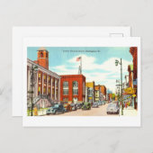  Uitzicht van Burlington, Vermont, Briefkaart (Voorkant / Achterkant)