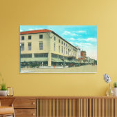 Uitzicht van Business Block op Idaho Street Canvas Afdruk (Insitu (Woonkamer))