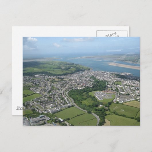Uitzicht van Caernarfon en Anglesea Briefkaart (Voorkant / Achterkant)