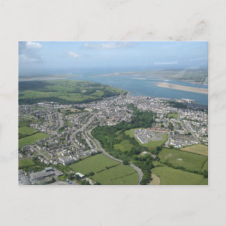 Uitzicht van Caernarfon en Anglesea Briefkaart