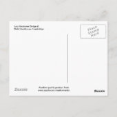 Uitzicht van Cambridge, MA-Vintage Briefkaart (Achterkant)