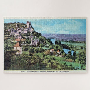  Uitzicht van Castelnaud-la-Chapelle, Frankrijk Legpuzzel